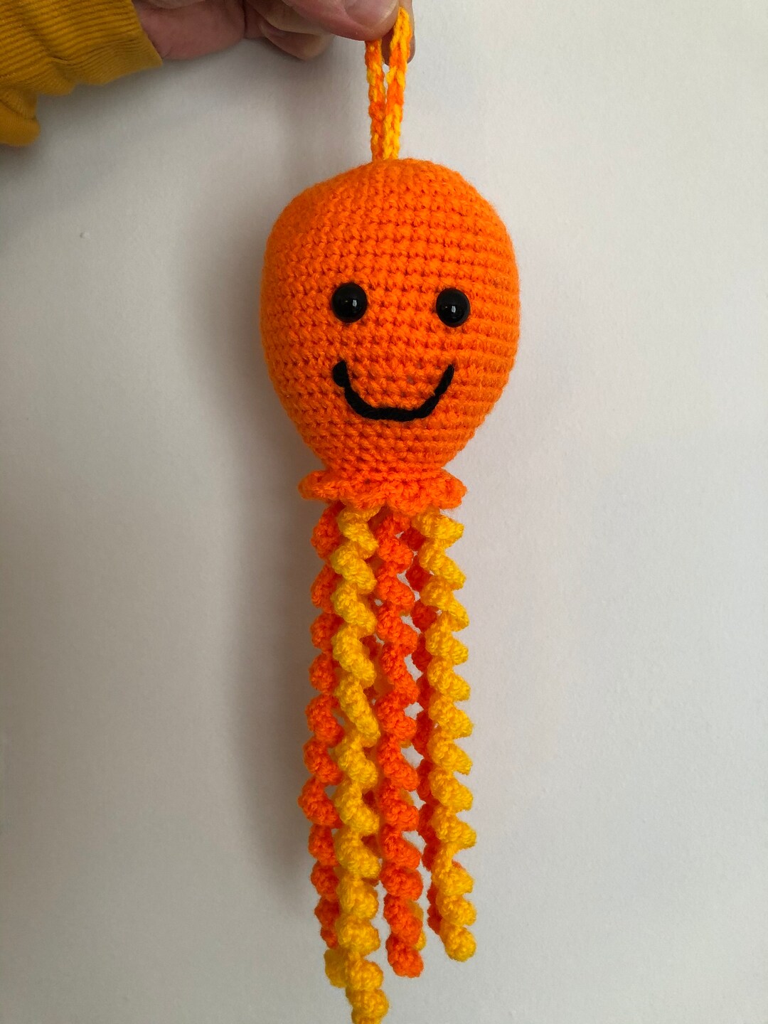 Crocheted Jellyfish Toy Etsy