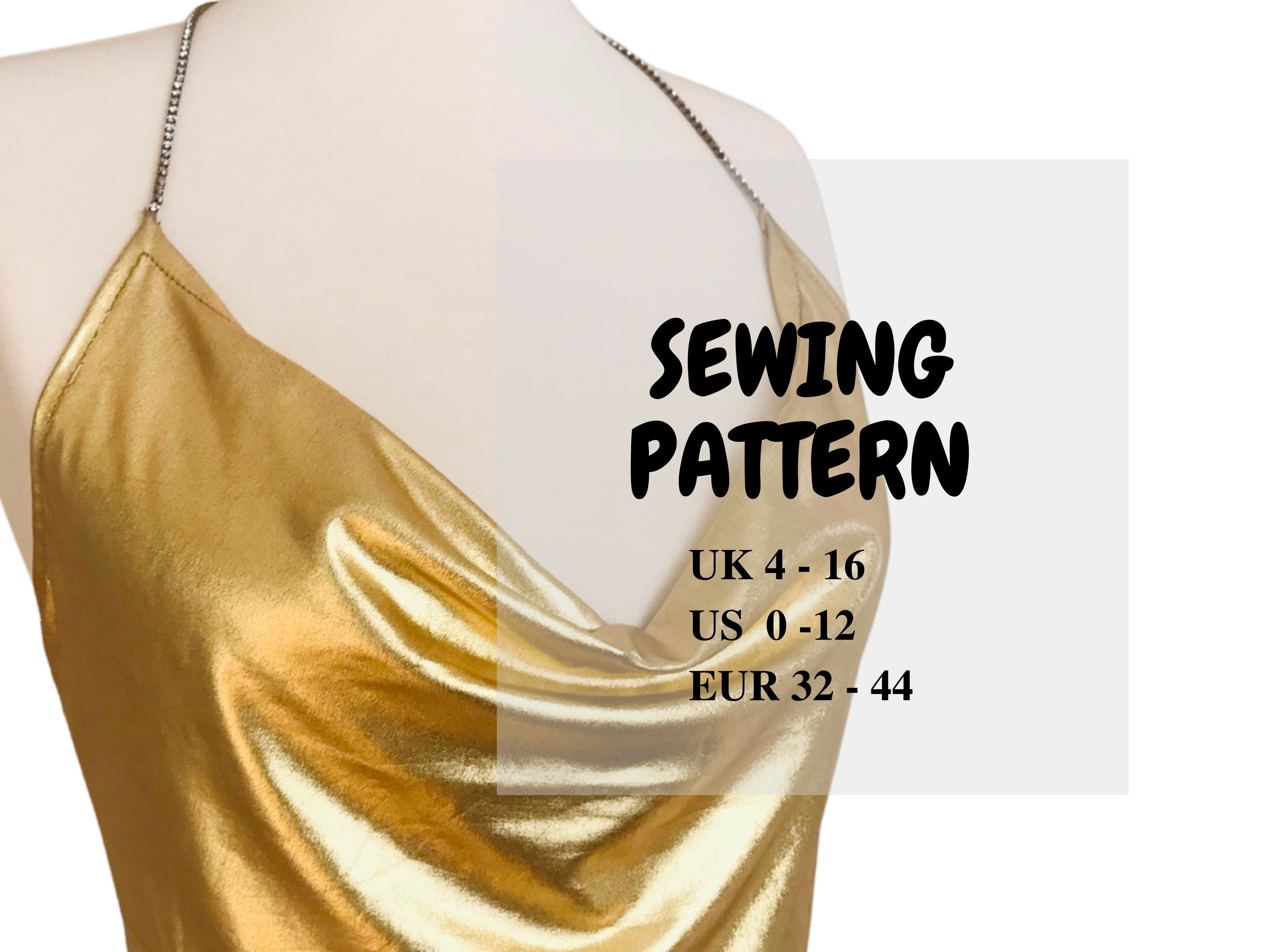 39+ Designs Satin Cowl Neck Dress Pattern