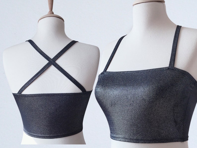 Women Pdf Crop Tube Bandeau Top Sewing Pattern | UK Size 4 - 16| US Size 0 - 12 | Instant ...