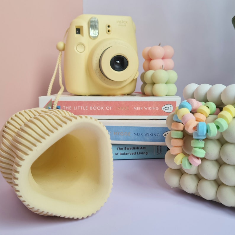 PASTEL Ripple Concrete Pen, Brush Holder, Industrial Modern Home Office Storage, Desk storage, Makeup Brush Storage, Toothbrush Holder Bild 7