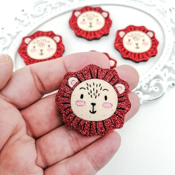 Lion Applique Etsy