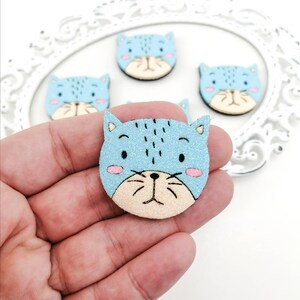 Gatto feltro-Bosco animale patch-Capelli fiocco feltro-Cat arco centro-Glitter feltro applique-Badge mulinello feltro-Feltro papillon