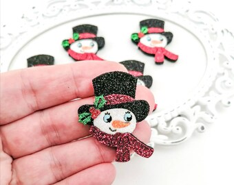 Snögubbefiltning - Glitterfiltning - Hårrosettfiltning - Julcentral - Glitterfiltapplikation - Filtning med märkesrulle - Scrapbooking DIY - Snögubbefiltning