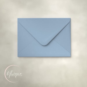 Buste blu polvere, C5, 7x 5 e A6