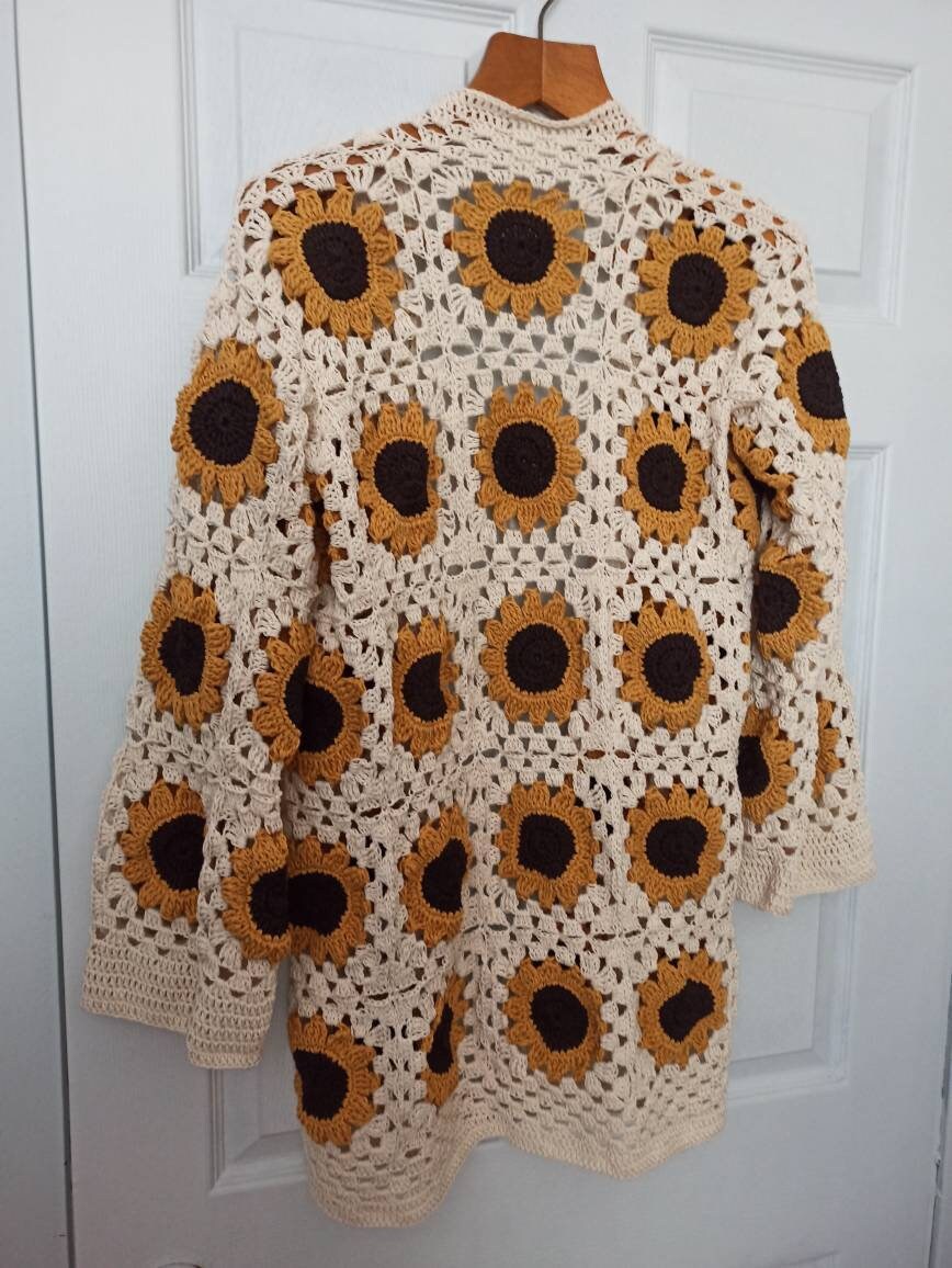 Sunflower Embroidered Cardigan main image 1