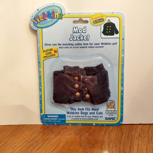Webkinz Mod Jacket Brand New With Feature Code