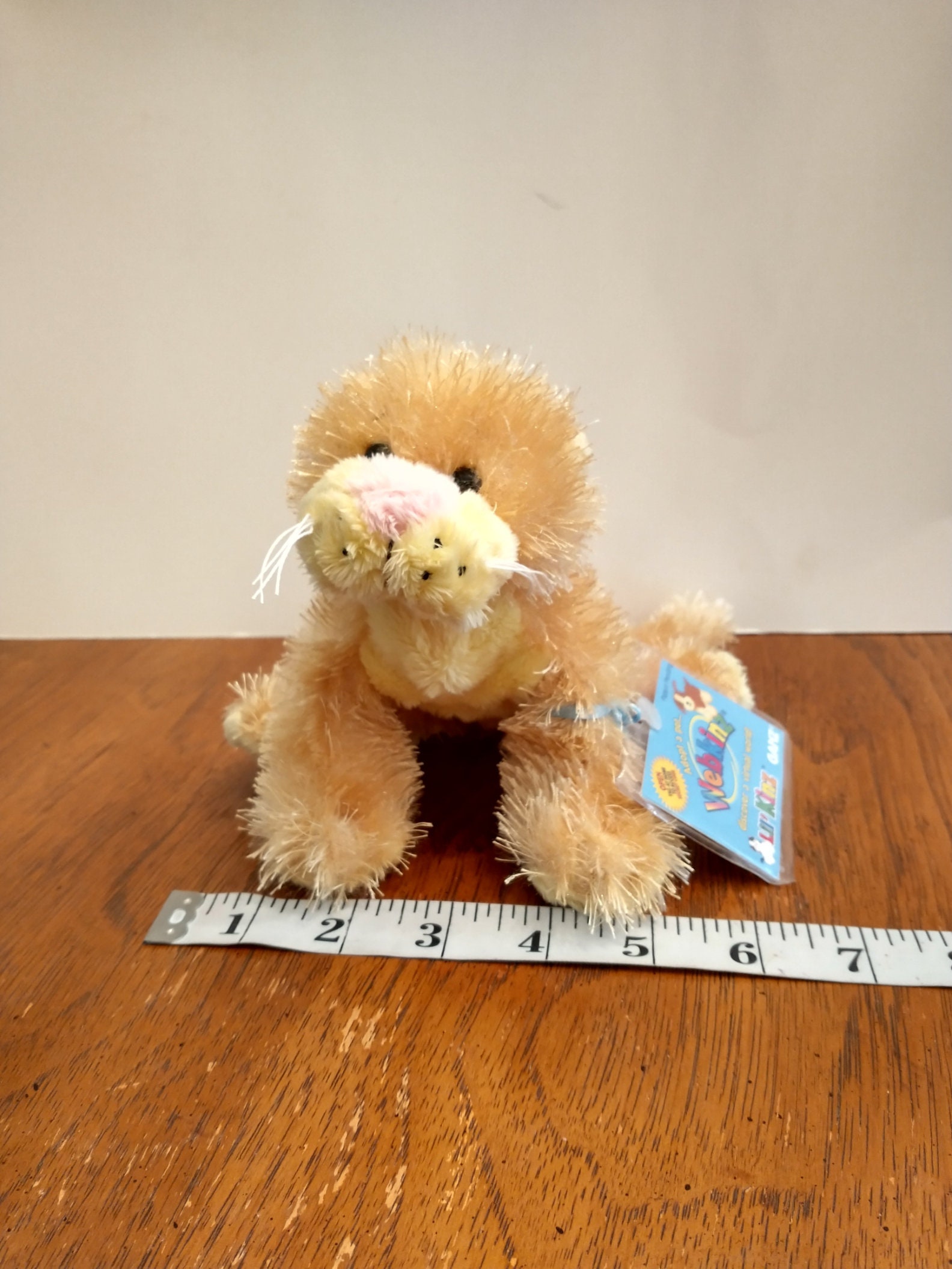 Kiwibean Webkinz Ganz Lil Kinz Canary Yellow Bird Plush Beanbag 4.5