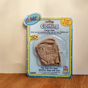 Webkinz Cargo Pant a estrenar con código de característica