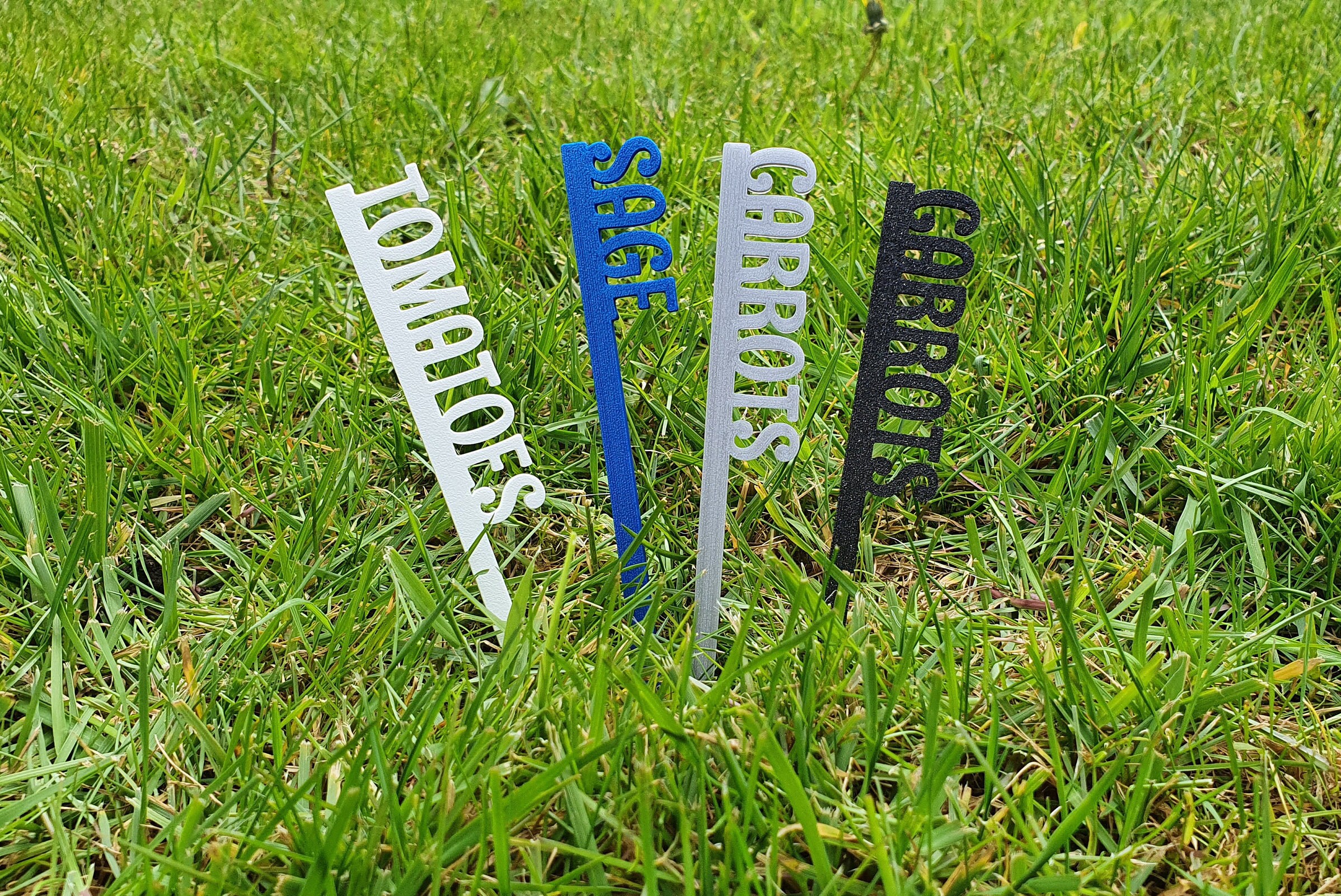 Set of 5 Custom Garden Stakes / Plant Markers / Plant Labels Etsy UK