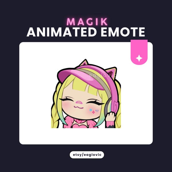 Emote animado de Magik Jam de Marvel Rivals en Twitch Discord Kick