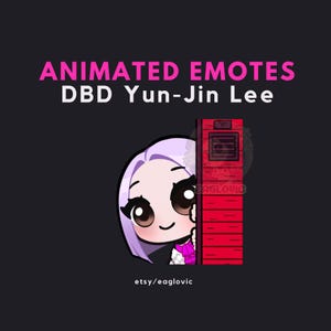 ANIMATED Yun Jin Lee Emote | Yun Jin Lee Lurk Emote, Peek Locker Emote Dbd Emote Twitch, Discord Emote, Dead By Daylight Killer Survivor
