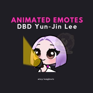 ANIMATED Yun Jin Lee Emote | Yun Jin Lee Flashlight Emote, Dead By Daylight Emote Twitch, Discord Emote, Dead By Daylight Killer Survivor
