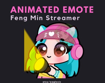 Animated Feng Min Flashlight Emote | Dead by Daylight Twitch, Discord (GIF Digital Download)