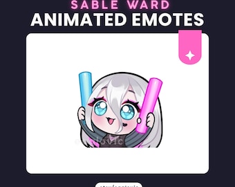 ANIMATED Sable Ward Glowstick Emote | Dead By Daylight Emote Twitch, Discord Killer Survivor