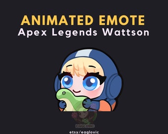Animated Apex Legends Wattson Nessie Emote: Twitch Discord Set (GIF Digital Download)