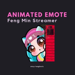 Gesto animado de Feng Min: Dbd Twitch, Discord Streamer (Descarga digital)