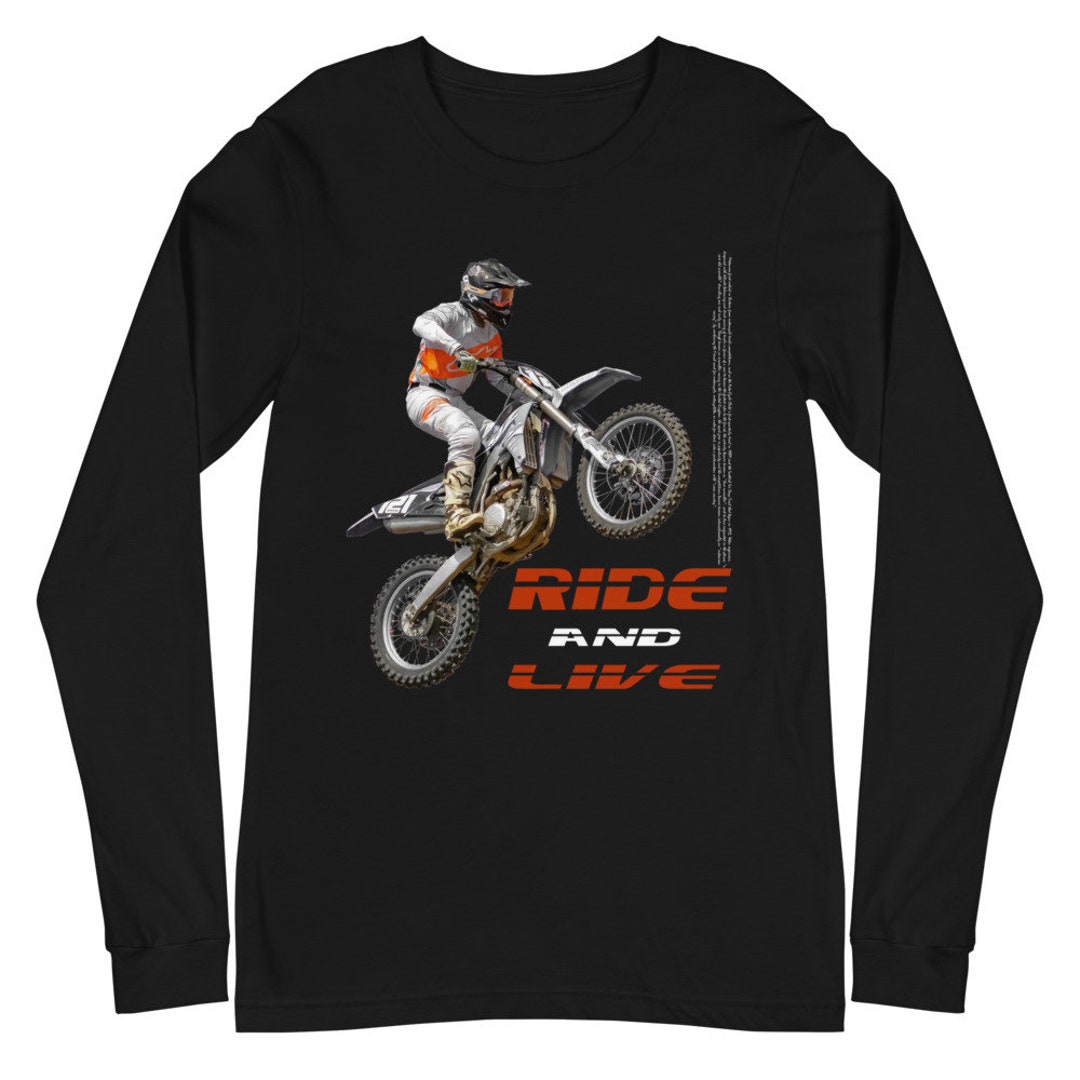 Maillot Manches Longues TM Racing VTT Tout-terrain - Bleu - Homme - Léger & Respirant