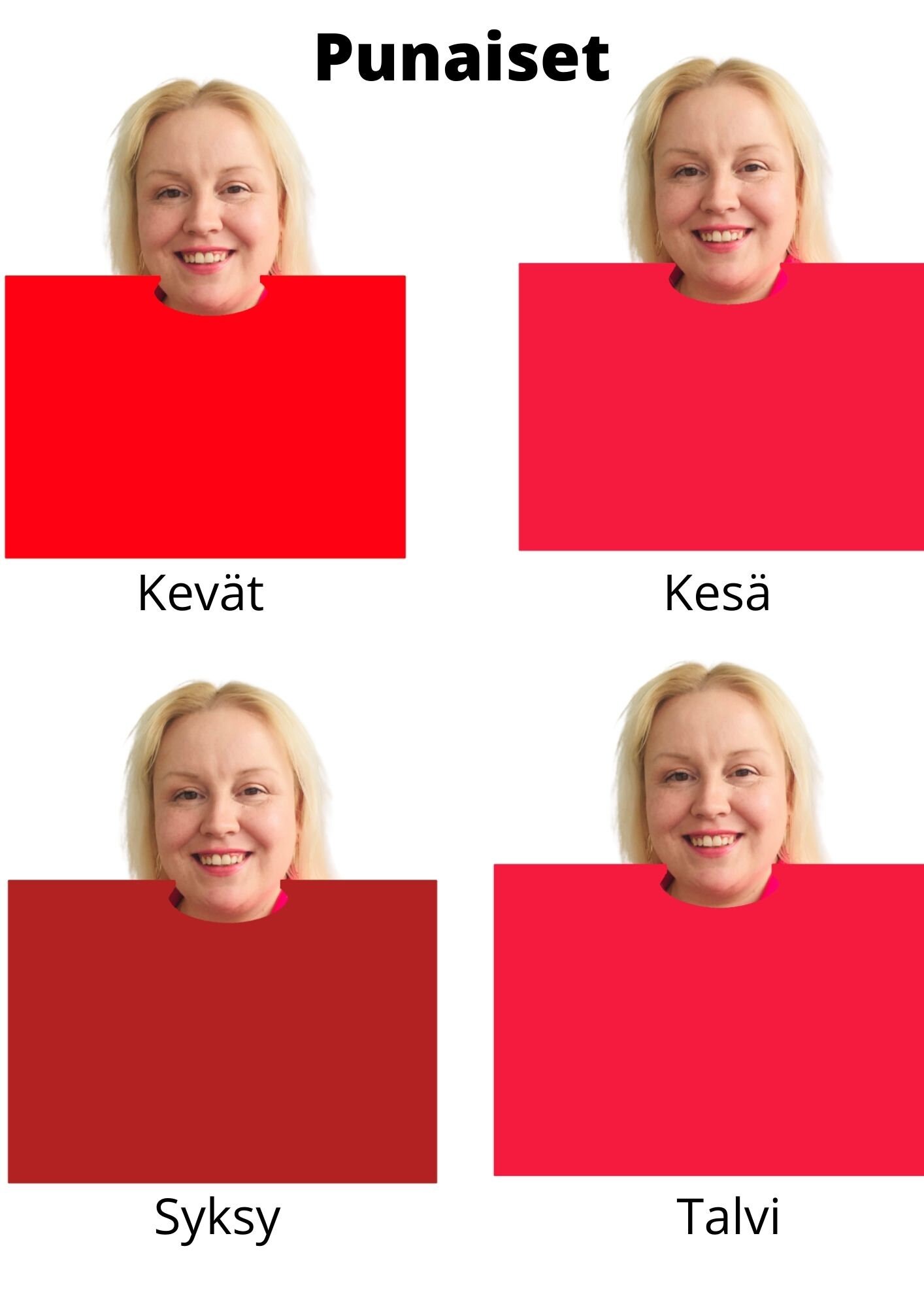Color Analysis Personal 12 Season Colors Virtual Color Guide Personal Stylist Digital Seasonal