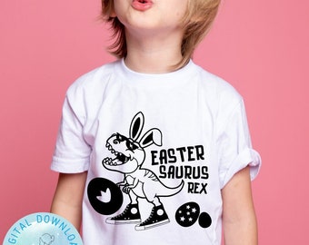 Easter Dinosaur svg,Easter saurus rex svg,Easter T-rex svg,Bunny saurus svg,Kids easter svg,Digital files svg png for boy tshirt,Cricut file