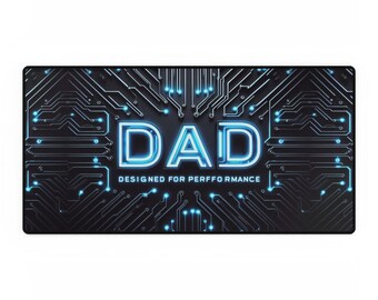 Coole Schreibtischmatte für Papa, personalisierte Schreibtischmatte, Computer Matte Geschenk für Papa, Home Office Dekor, Vatertagsgeschenk