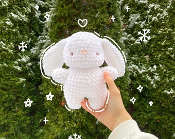 Motif lapin au crochet