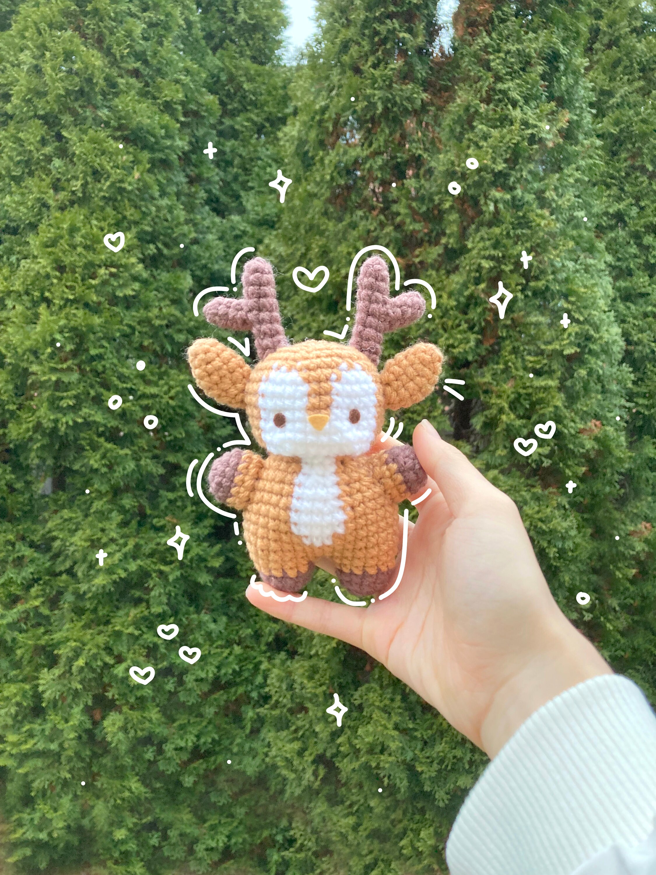 Crochet Reindeer Pattern