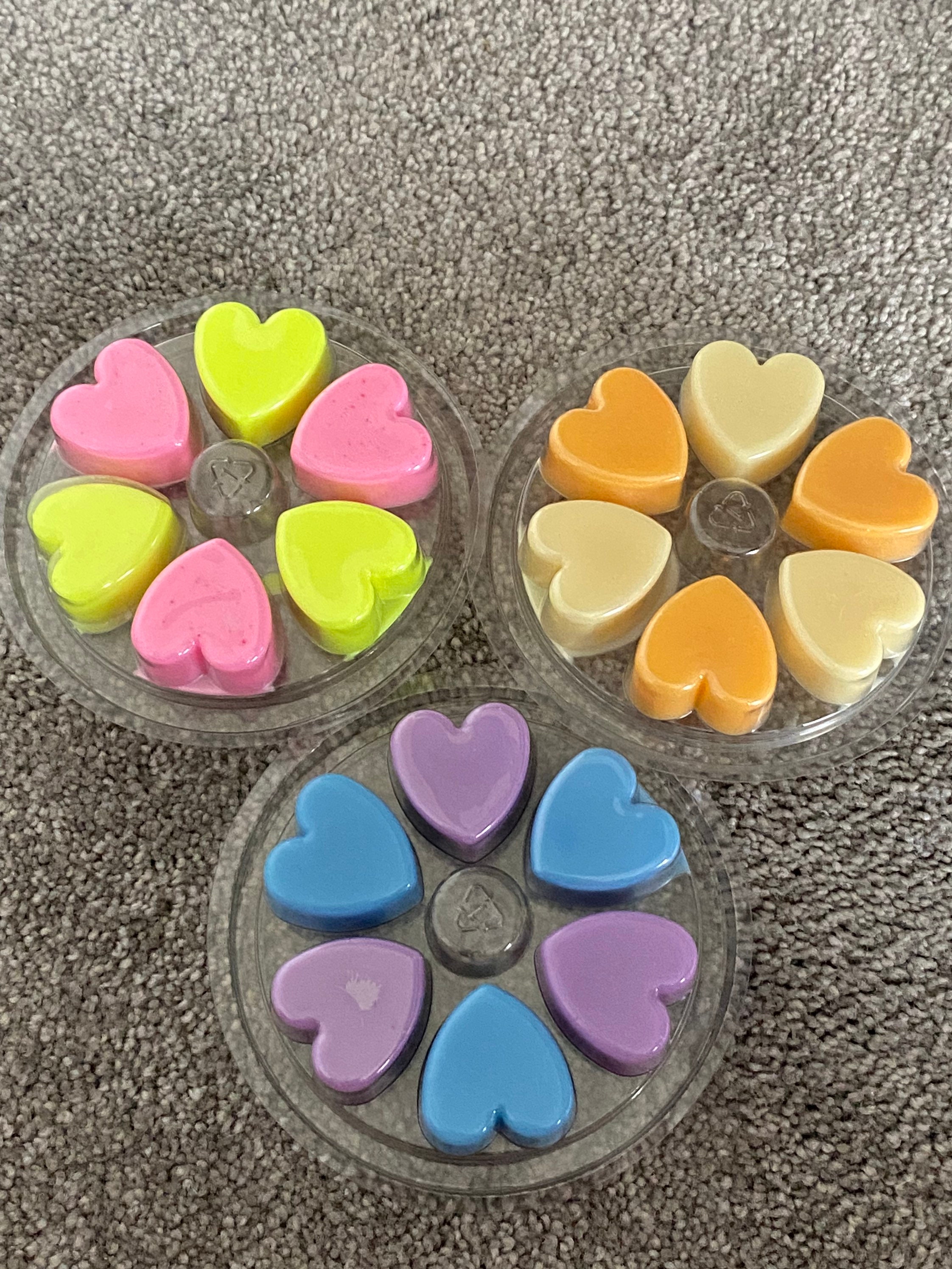 Love heart wax melts Etsy
