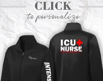 Jerzees Unisex Fleece Full Zip-Up Hood ICU Jacket