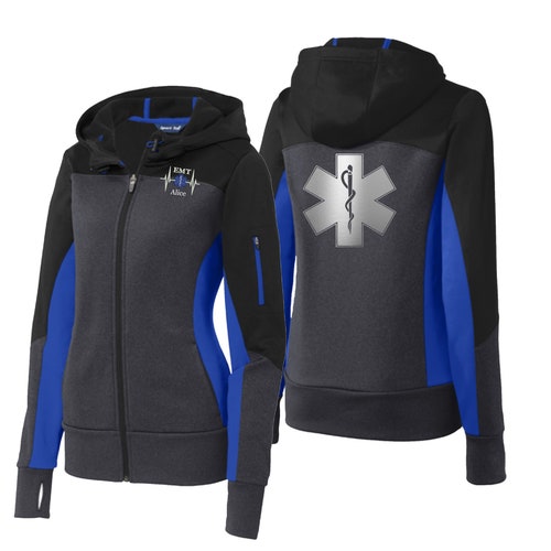 EMT Jacket Reflective Print EMS Jacket Emergency Jacket Full Etsy