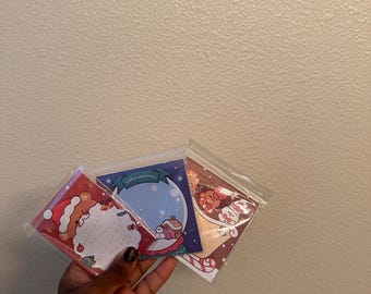Free Christmas Notepad With Purchase Of Pen