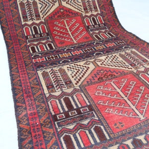 Antiker turkmenischer Gebetsteppich 90 x 140 cm, Handgefertigter Vintage Gebetsteppich aus Verblassen, Turkmenischer Orientteppich