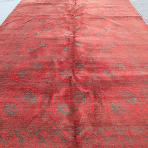 6&#39;4x9&#39;7 ft Antique Bokhara Rug, Afghan Vintage Area Rug, Handmade Wool rug, Turkmen Tribal Area Rug, Living Room, Bedroom Rug, Oriental Rug