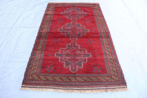 ラグ・カーペット Afghan baluch taimani rug Baluch Afghan Taimani Tribe, 40″x50″, D0920 – DECORUM