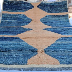Handgeknüpfter Wollteppich, Wollteppich, 300x3000, Handgeknüpfter Wollteppich, afghanischer Berber Teppich, orientalischer Teppich