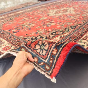 8x12 ft Afghan Heris Rug: Hand-Knotted Wool, Tribal Design