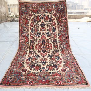 2&#39;9x5&#39;3 ft Turkish Oriental Rug, Afghan Handmade Wool Vintage rug, Natural dyes Wool Area Rug, Oriental Rug, Home Decor, Bohemian Boho Rug