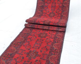 Custom Handmade Runners, 2&#39;8x7 ft, 2&#39;8x10 ft, 2&#39;8x13 ft, 3x16 ft Long Custom Runner Rug, Turkmen Handmade 100% Wool Rug, Rug for Hallway Rug