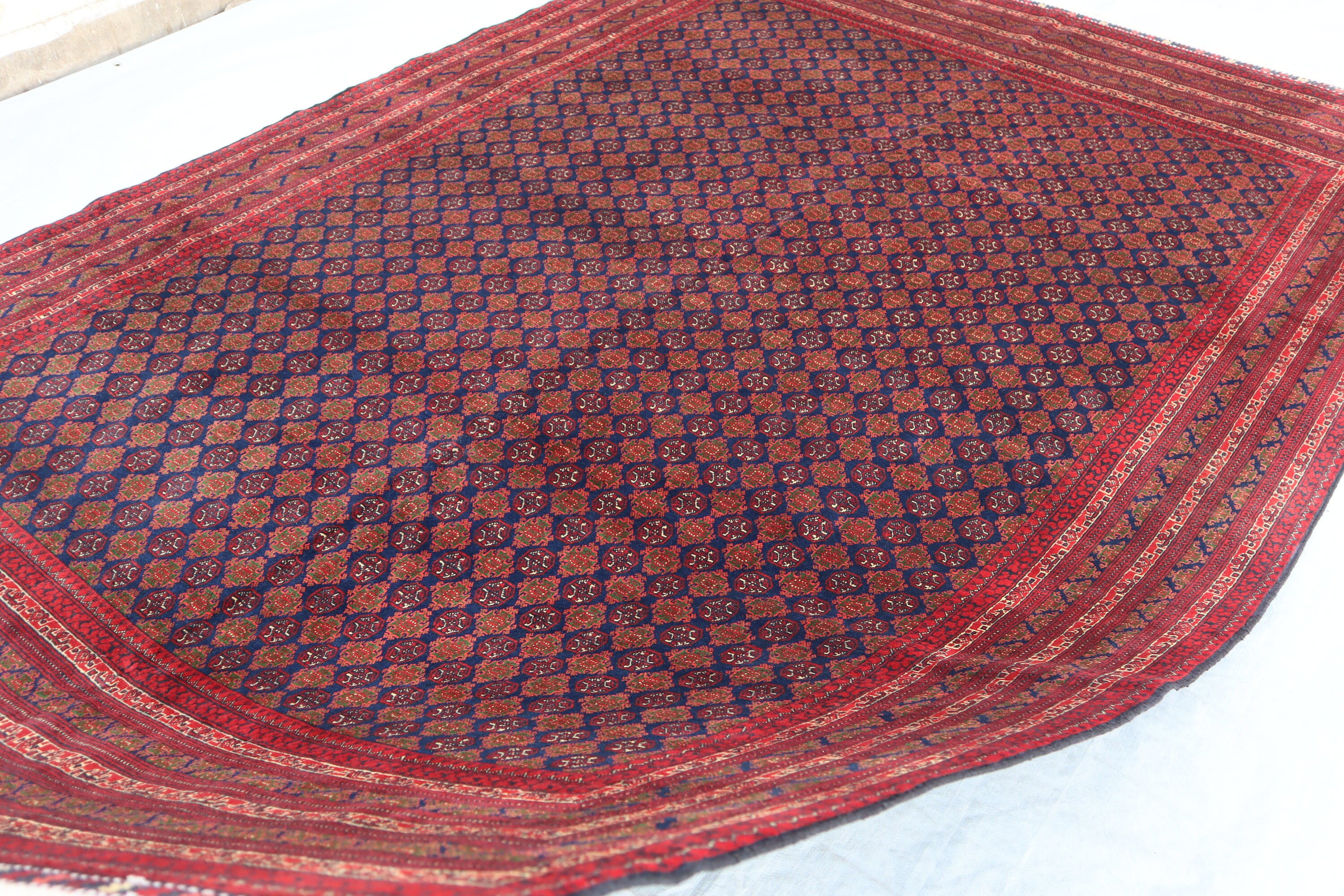 Afghan rugs, 11'4x7'9 Ft, WHOLESALE PRICE. 8x12 Afghan Rug, 100 % Wool Khoja Roshnai Rug, Large Tribal Rug, Large Handmade Rug, Turkmen Rug