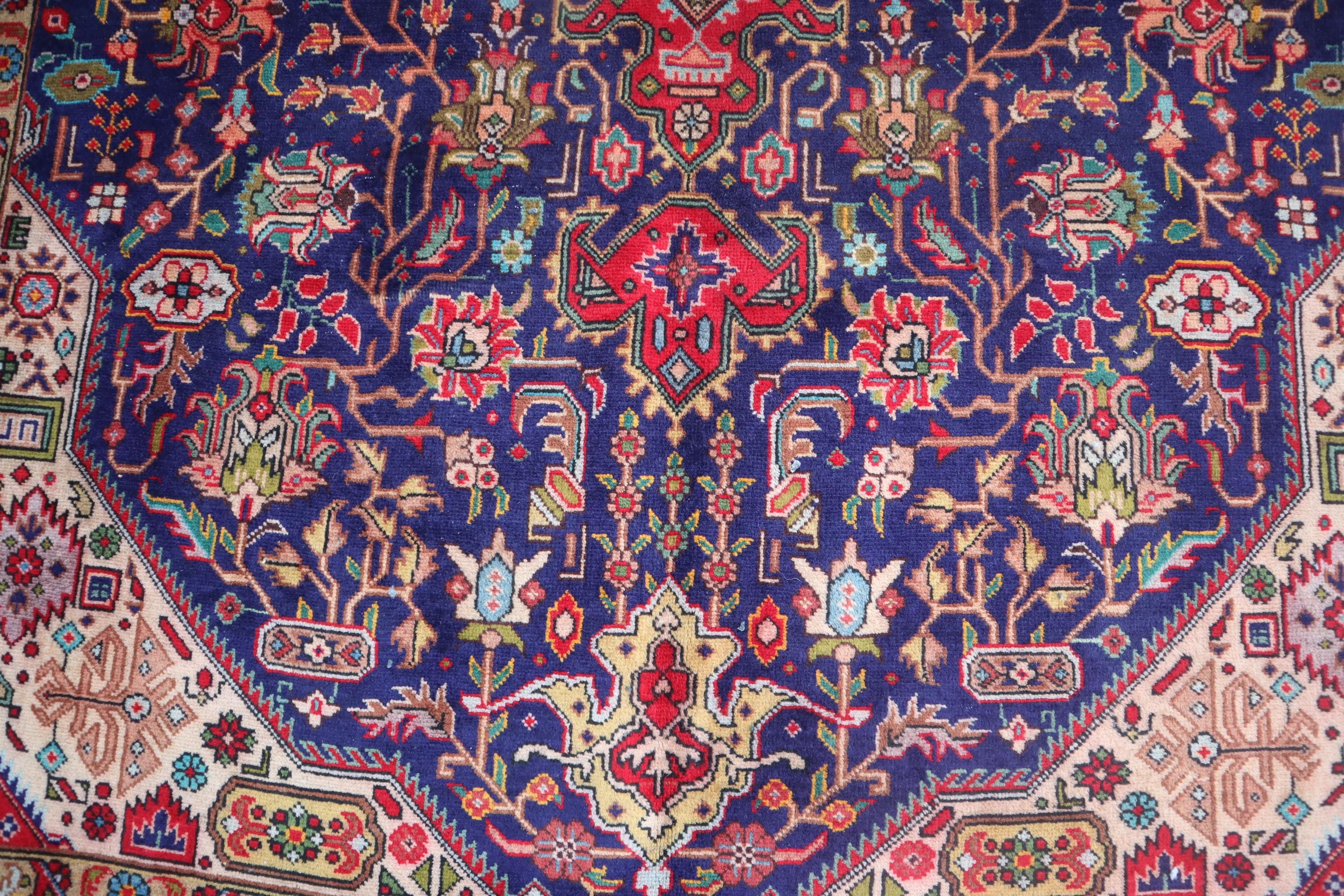 Semdinli Rugs Antique Serapi Heriz Rug 7x10 Hand-knotted Medallion Caucasian Rug ...