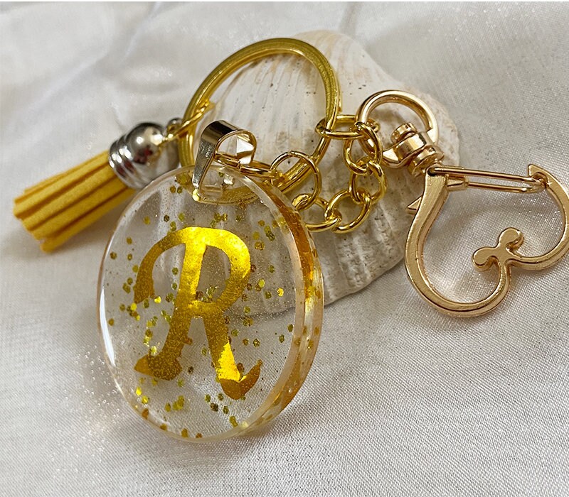 Key Rings With Initials Personalised Initial Letter Keyring,valentines Gift - Etsy
