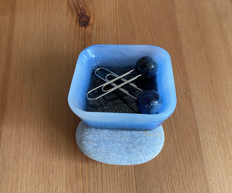 Handmade Paper Clip Holder, Desk Storage, Teacher Gift, Fathers Day