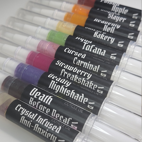 Empty Cuticle Oil Bottles Etsy UK