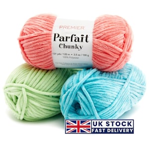 PREMIER PARFAIT® Chunky 100g - Super Chunky, Plush Amigurumi yarn, plushie yarn UK