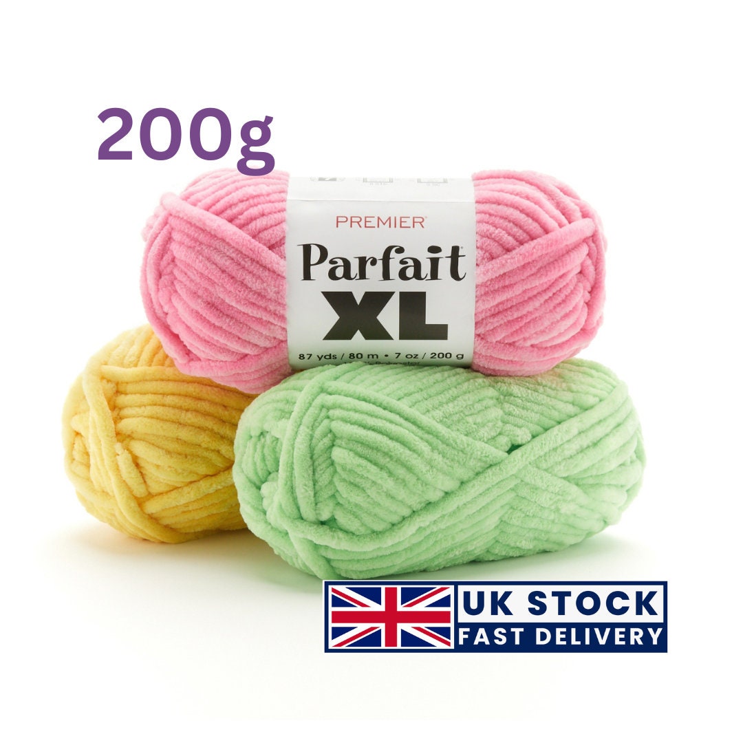 PREMIER PARFAIT® Xl 200g Jumbo, Plush Amigurumi Yarn, UK Stockist Etsy UK