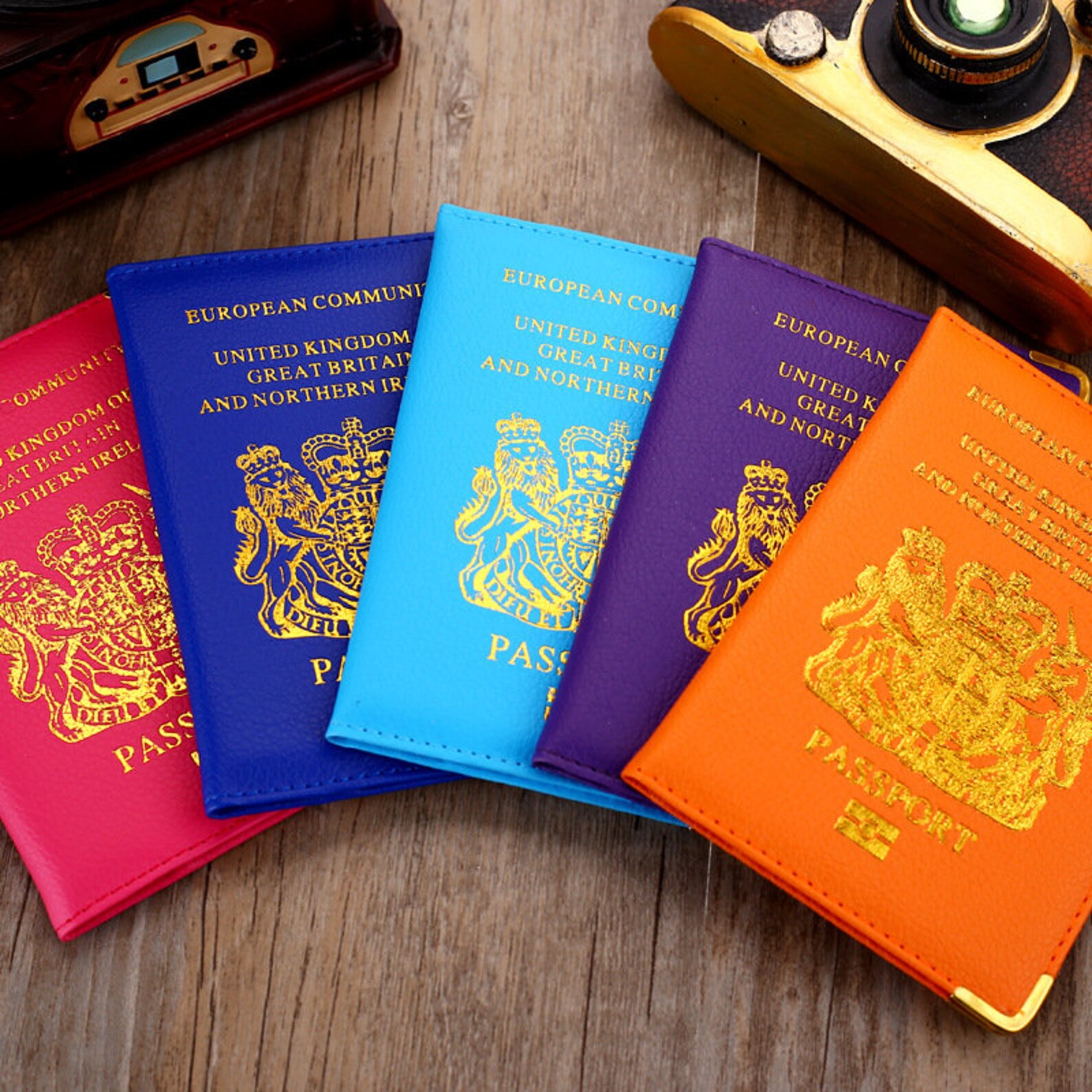 England Passport Holder Travel Passport Holder Leather Cover Etsy