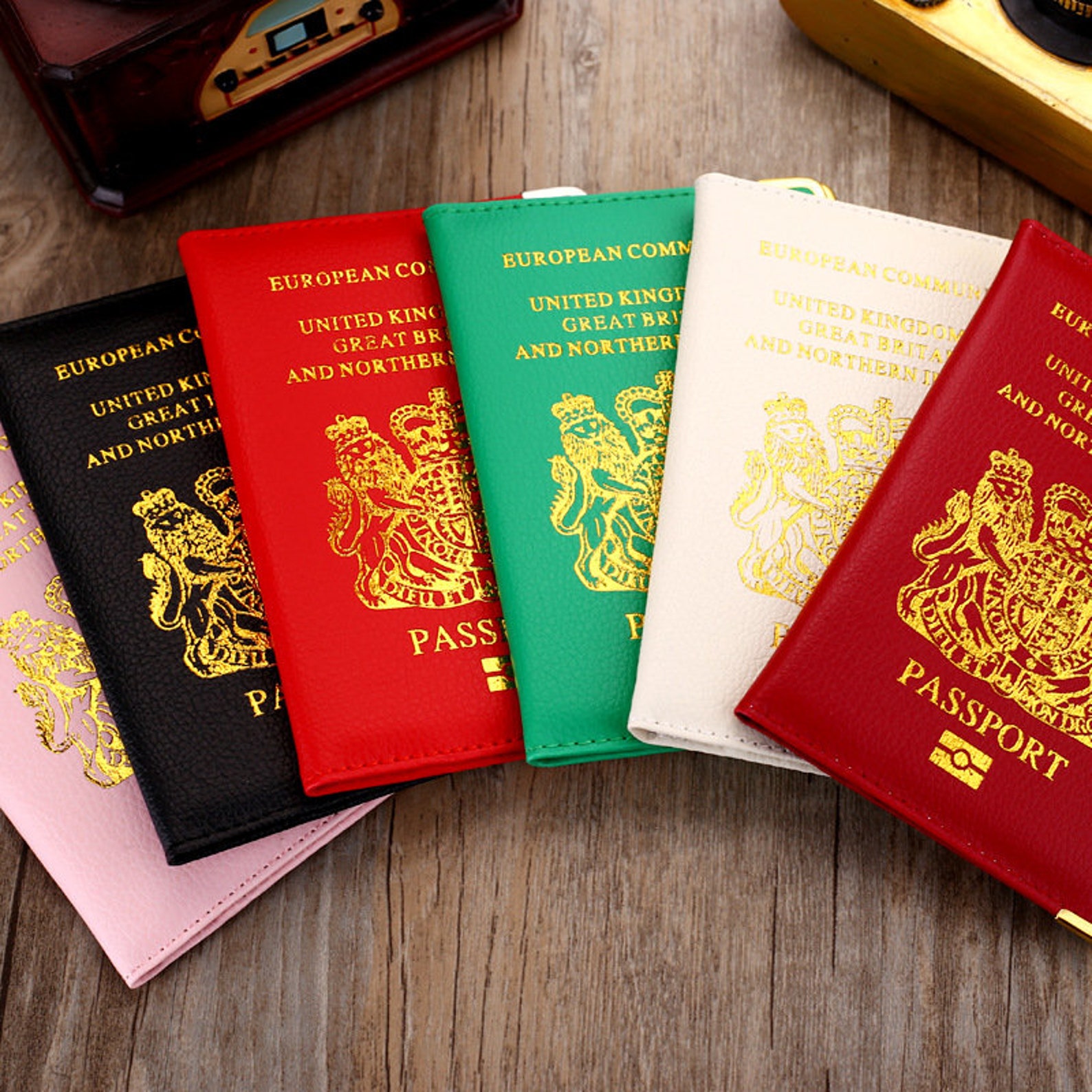 England Passport Holder Travel Passport Holder Leather Cover Etsy