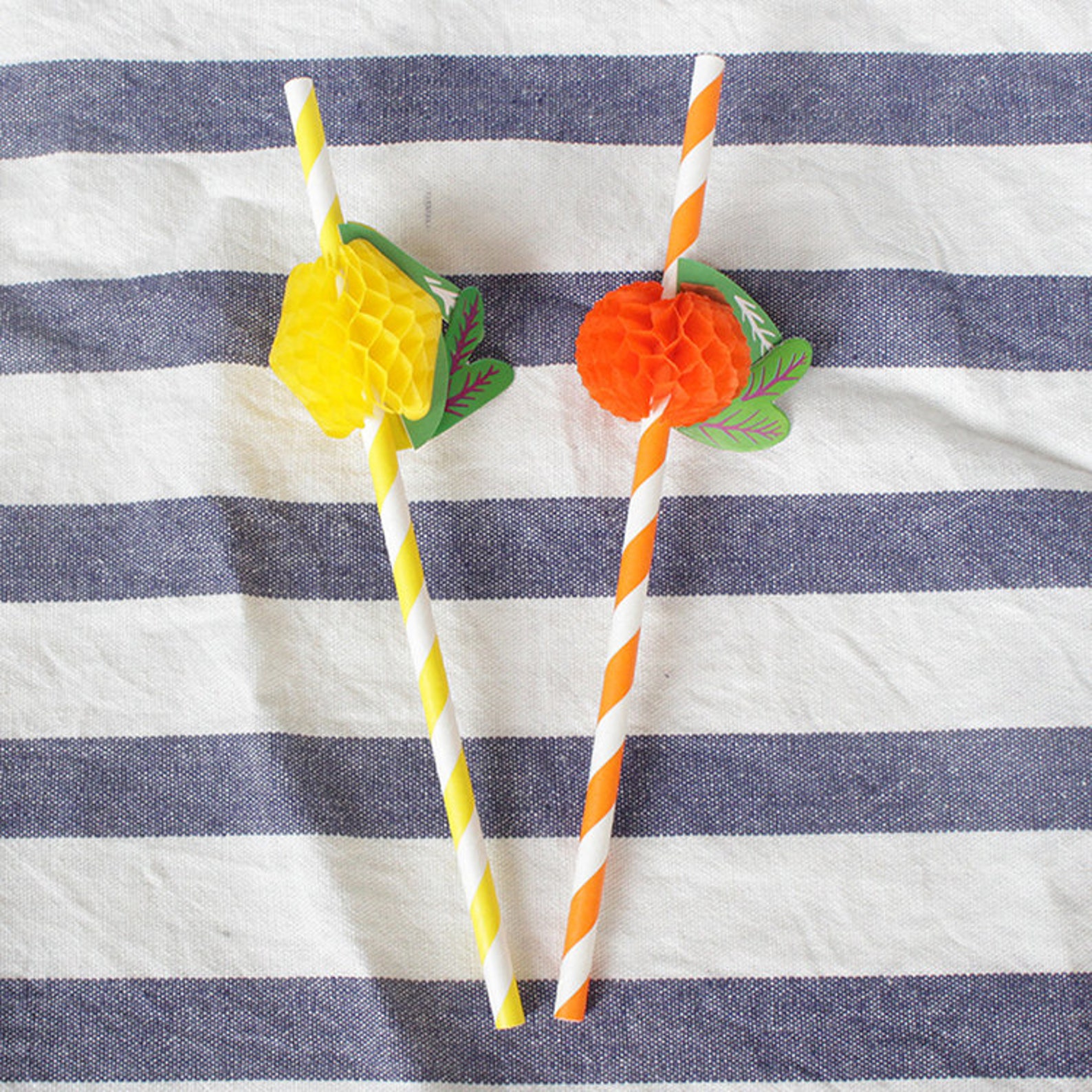 Fruit Shape Straws Garland Fruit Straws For Summer Party Etsy