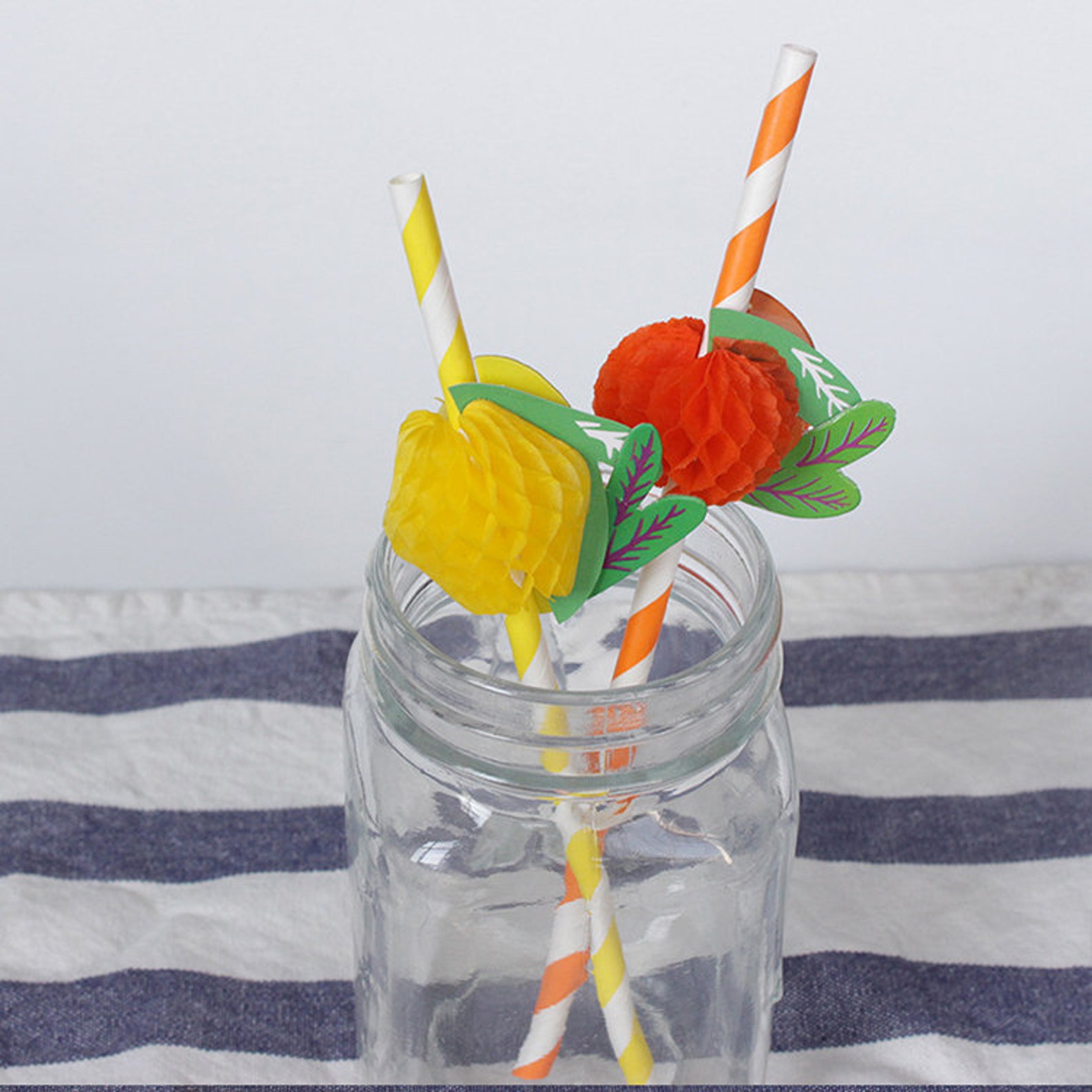 Fruit Shape Straws Garland Fruit Straws For Summer Party Etsy