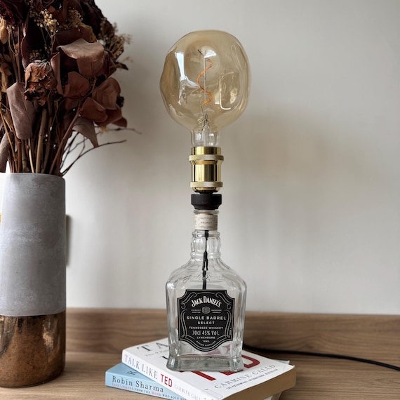 JACK DANIEL’S プールバーライト ビンテージ✨超レア✨ Jack Daniels Whiskey Bottle Lamp - Vintage Bottle Light, Unique