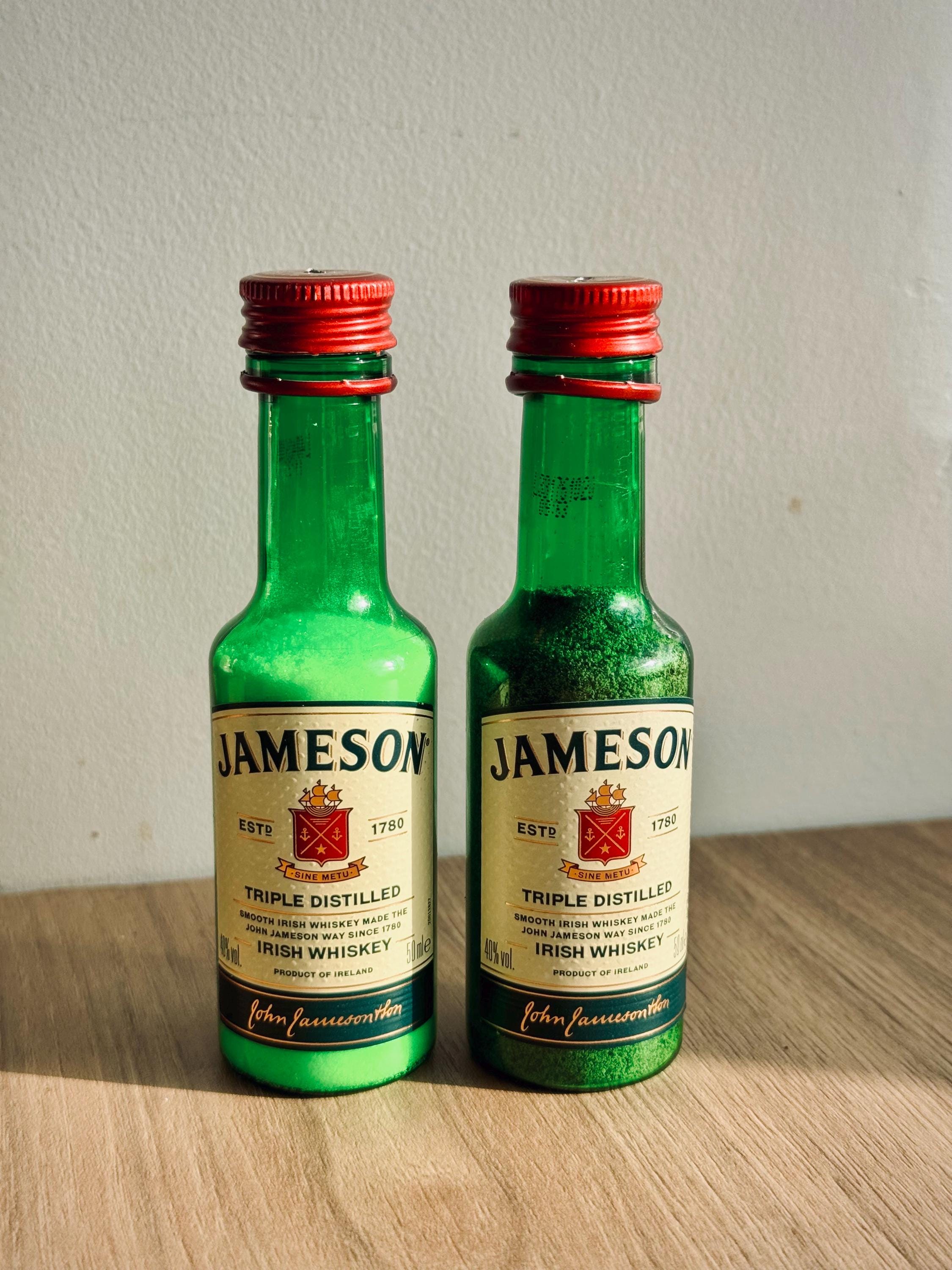 Jameson Salt & Pepper Shakers - Upcycled Mini Irish Whiskey